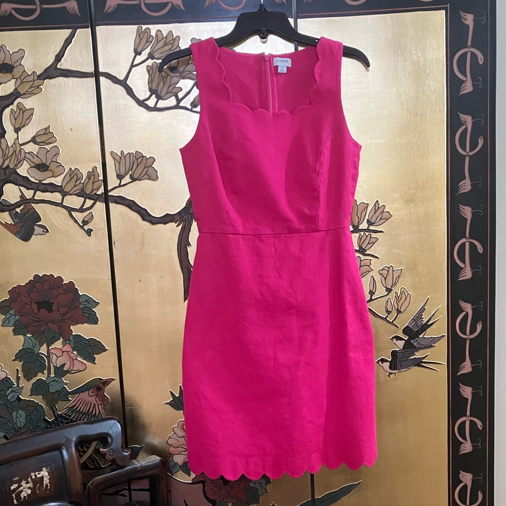 J. Crew Fuchsia Pink  Dress